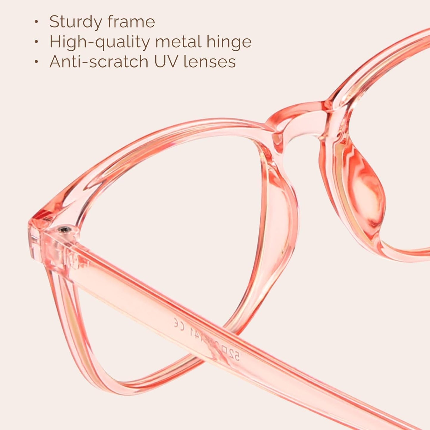 6 Pack Blue Light Blocking Glasses for Computer Gaming, Fashion Fake anti Eye Strain Eyeglasses for Women Men